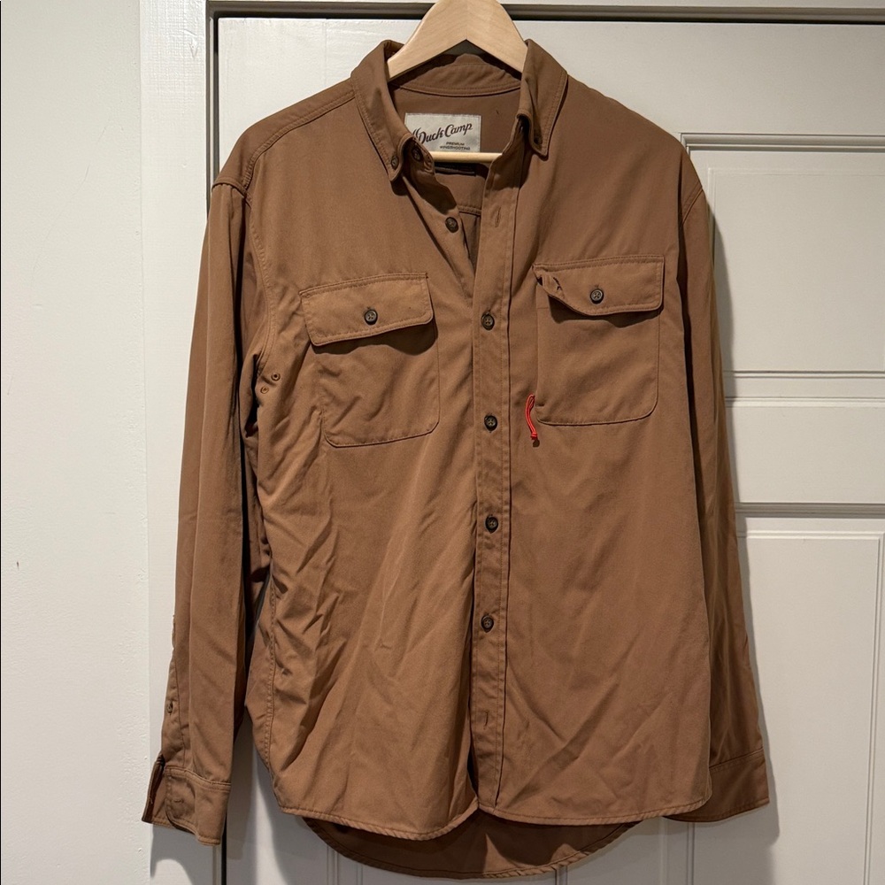 Men's Tan Shirt Jacket